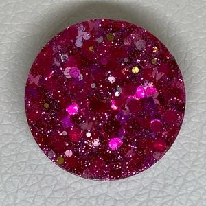 New pink holographic pop socket
